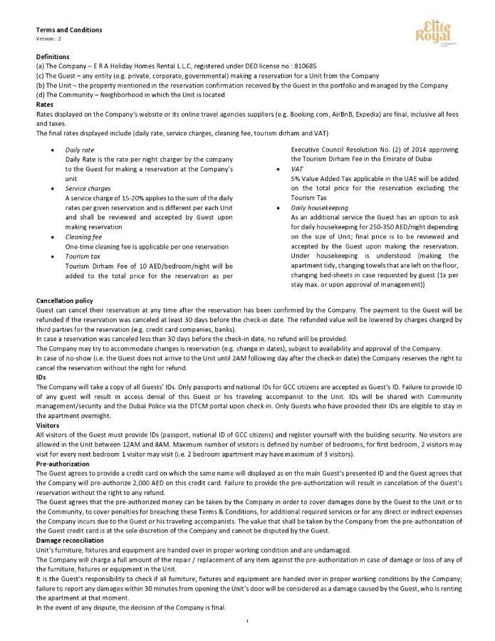 Elite Royal Apartment - The President Dubai Ngoại thất bức ảnh